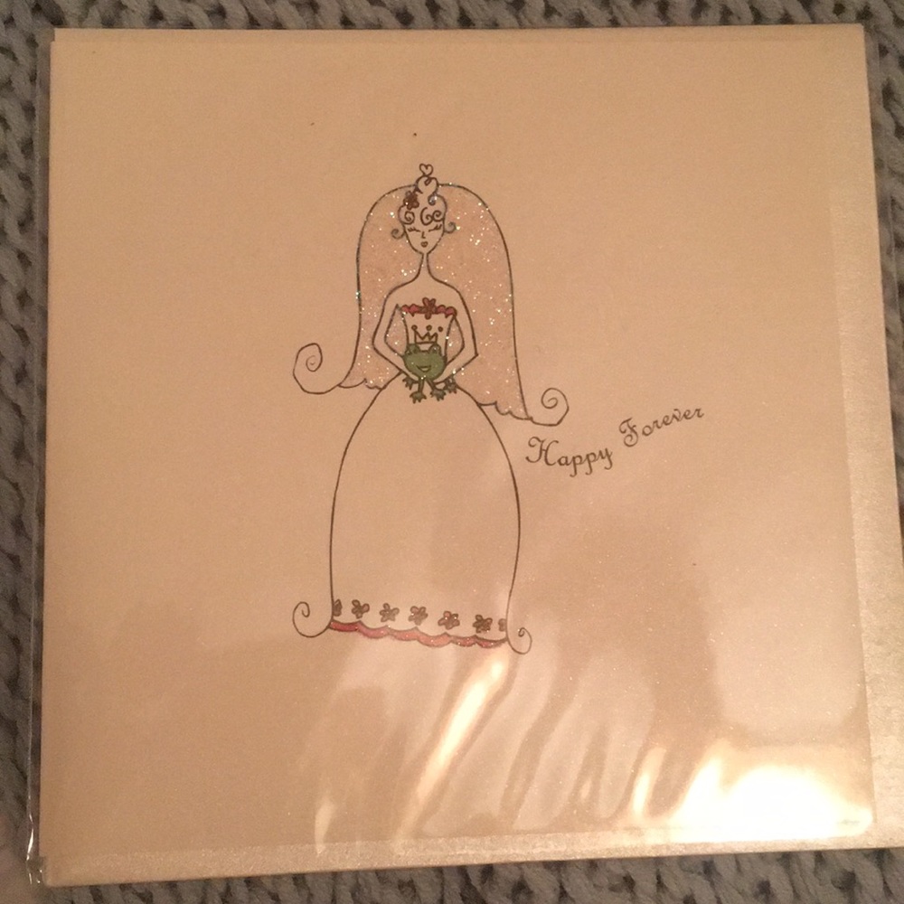 Handmade bridal note card 🆕
